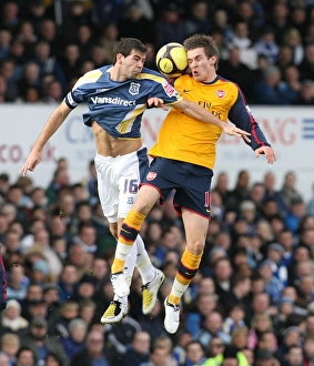 Cardiff City V Arsenal FA Cup Prints: Aaron Ramsey (Arsenal) Joe Ledley (Cardiff)