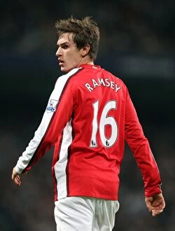 Images Dated 2nd December 2009: Aaron Ramsey (Arsenal). Manchester City 3: 0 Arsenal. Carlin Cup 5th Round