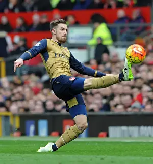 Manchester United V Arsenal 2015/16 Prints: Aaron Ramsey (Arsenal). Manchester United 3: 2 Arsenal