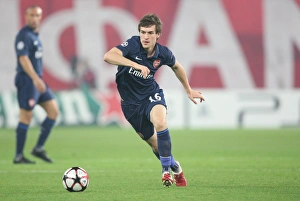 Images Dated 9th December 2009: Aaron Ramsey (Arsenal). Olympiacos 1: 0 Arsenal, UEFA Champions League, Group H