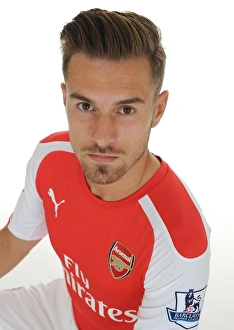 Aaron Ramsey at Arsenal Photocall 2014-15
