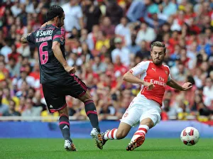 Aaron Ramsey (Arsenal) Ruben Amorim (Benfica). Arsenal 5:1 Benfica. The Emirates Cup, Day 1 Aaron Ramsey (Arsenal) Ruben Amorim (Benfica). Arsenal 5:1 Benfica. The Emirates Cup, Day 1