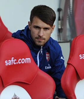 Images Dated 25th October 2014: Aaron Ramsey: Arsenal Star Ready for Sunderland Clash (2014/15)