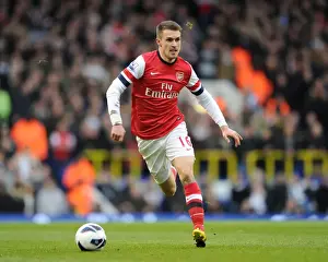 Tottenham Hotspur V Arsenal 2012-13 Prints: Aaron Ramsey (Arsenal). Tottenham Hotspur 2: 1 Arsenal