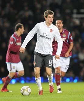 West Ham United v Arsenal FA Cup 2009-10 Collection: Aaron Ramsey (Arsenal). West Ham United 1: 2 Arsenal, FA Cup Third Round