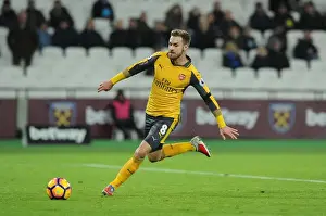 Aaron Ramsey (Arsenal). West Ham United 1: 5 Arsenal. Premier League. London Stadium