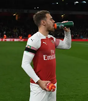 Arsenal V Blackpool Carabao Cup 2018-19 Prints: Aaron Ramsey: Arsenal's Focus Ahead of Carabao Cup Clash vs. Blackpool