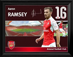 Special Edition Prints: Aaron Ramsey Framed Player Profile
