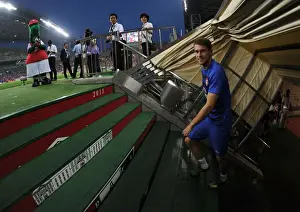 Uwara Red Diamonds V Arsenal 2013-14 Prints: Aaron Ramsey Pre-Season Training with Arsenal at Urawa Red Diamonds, Japan (2013)