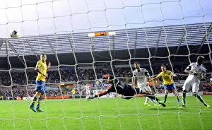 Swansea Prints: Aaron Ramsey Scores Arsenal's Second Goal (2013-14): Swansea City vs Arsenal