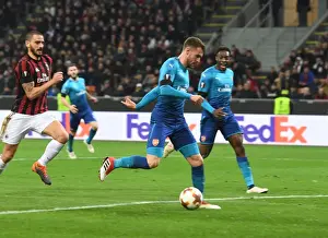 Aaron Ramsey Scores Past Gianluigi Donnarumma: Arsenal's Europa League Victory Over AC Milan (2017-18)