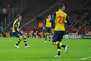 Aaron Ramsey Scores Second Goal: Arsenal vs. Galatasaray, UEFA Champions League, Istanbul, 2014