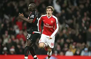Arsenal V Stoke City 2009-10 Prints: Aaron Ramsey's Brace: Arsenal's 2-0 Victory Over Stoke City