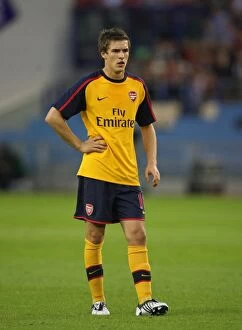 FC Twente v Arsenal Collection: Aaron Ramsey's Debut: Arsenal Crushes FC Twente 2-0 in Champions League Qualifier, 2008