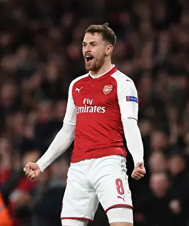 Arsenal V CSKA Moscow 2017-18 Prints: Aaron Ramsey's Double: Arsenal's Europa League Triumph Over CSKA Moscow (April 2018)