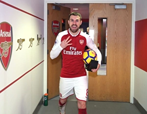 Arsenal V Everton 2017-18 Prints: Aaron Ramsey's Hat-Trick: Arsenal vs Everton, Premier League 2017-18