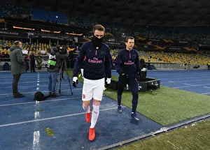 FC Vorskla Poltava V Arsenal 2018-19 Prints: Aaron Ramsey's Warm-Up: Arsenal vs. Vorskla Poltava, UEFA Europa League