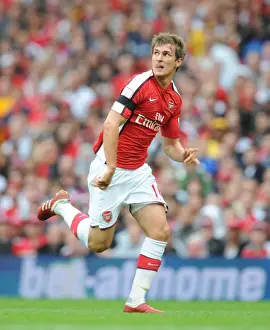 Arsenal V Athletico Madrid 2009-10 Prints: Aaron Ramsey's Winning Goal: Arsenal 2-1 Athletico Madrid, Emirates Cup 2009