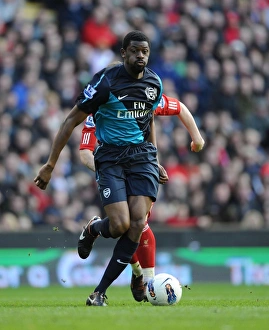 Liverpool V Arsenal 2011-12 Prints: Abou Diaby: In Action for Arsenal Against Liverpool (2011-12)