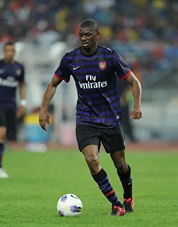 Malaysia XI V Arsenal 2012-13 Prints: Abou Diaby: In Action for Arsenal Against Malaysia XI, 2012