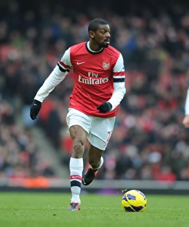 Arsenal V Aston Villa - 2012-13 Prints: Abou Diaby in Action: Arsenal vs Aston Villa, Premier League 2012-13