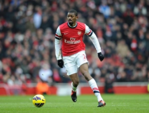 Arsenal V Aston Villa - 2012-13 Prints: Abou Diaby in Action: Arsenal vs. Aston Villa, Premier League 2012-13