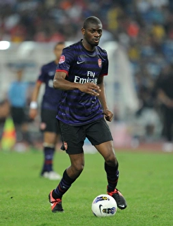 Malaysia XI V Arsenal 2012-13 Prints: Abou Diaby in Action: Arsenal vs Malaysia XI (2012)