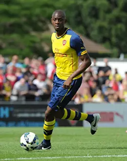 Abou Diaby in Action: Arsenal's Pre-Season Clash against Boreham Wood