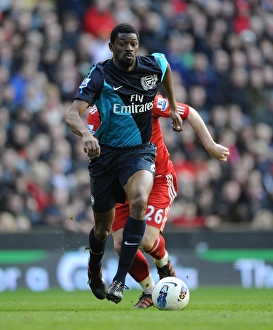 Liverpool V Arsenal 2011-12 Prints: Abou Diaby in Action: Liverpool vs. Arsenal, Premier League 2011-12