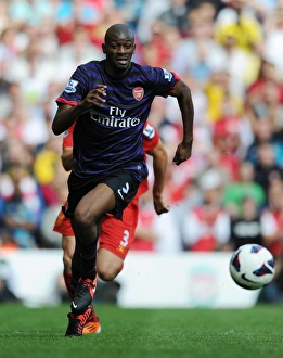 Liverpool V Arsenal 2012-13 Prints: Abou Diaby in Action: Liverpool vs Arsenal, Premier League 2012-13