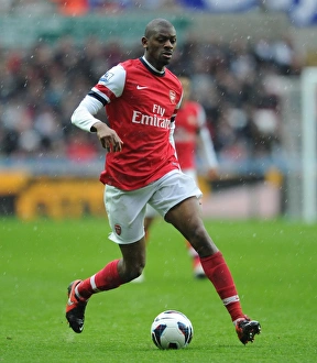 Swansea City V Arsenal 2012-13 Prints: Abou Diaby in Action: Swansea City vs. Arsenal, Premier League 2012-13