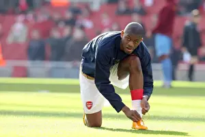 Abou Diaby in Action: Thrilling 1-1 Barclays Premier League Clash between Arsenal and Aston Villa (01/03/08)
