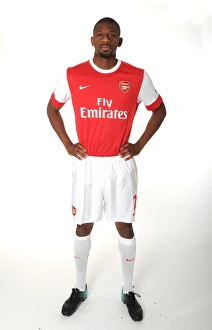 Abou Diaby at Arsenal 1st Team Photocall and Membersday, Emirates Stadium (2010)