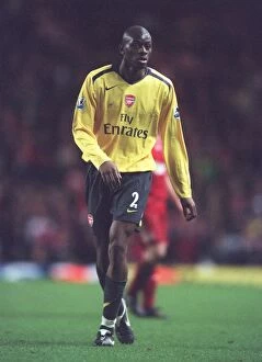 Liverpool v Arsenal - Carling Cup Collection: Abou Diaby (Arsenal)