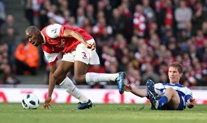 Images Dated 16th October 2010: Abou Diaby (Arsenal) Alex Hleb (Birmingham). Arsenal 2: 1 Birmingham City