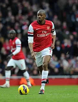 Images Dated 2nd February 2013: Abou Diaby (Arsenal). Arsenal 1: 0 Stoke City. Barclays Premier League. Emirates Stadium, 2 / 2 / 13