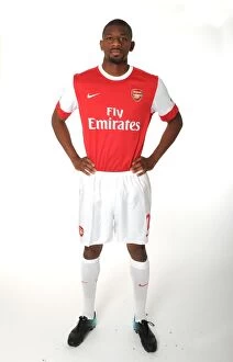 Images Dated 5th August 2010: Abou Diaby (Arsenal). Arsenal 1st Team Photocall and Membersday. Emirates Stadium, 5 / 8 / 10