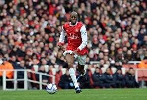Abou Diaby (Arsenal). Arsenal 2: 1 Huddersfield Town. FA Cup 4th Round. Emirates Stadium