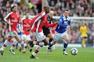 Birmingham City v Arsenal 2009-10 Collection: Abou Diaby (Arsenal). Birmingham City 1: 1 Arsenal, Barclays Premier League