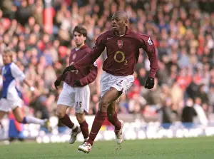 Blackburn Rovers V Arsenal 2005-6 Prints: Abou Diaby (Arsenal). Blackburn Rovers 1: 0 Arsenal. FA Premiership