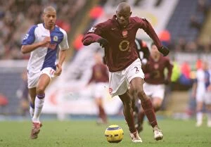 Blackburn Rovers v Arsenal 2005-6 Collection: Abou Diaby (Arsenal). Blackburn Rovers 1: 0 Arsenal. FA Premiership