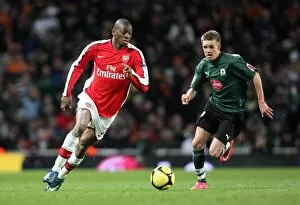 Images Dated 3rd January 2009: Abou Diaby (Arsenal) Craig Noone (Plymouth)