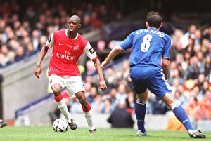 Arsenal v Chelsea, Carling Cup Final Gallery: Abou Diaby (Arsenal) Frank Lampard (Chelsea)