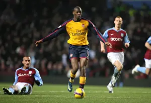 Abou Diaby (Arsenal) Gabby Agbonlahor and Steve Sidwell(Aston Villa)