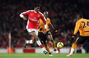 Abou Diaby (Arsenal) George Boateng (Hull). Arsenal 3: 0 Hull City. Barclays Premier League