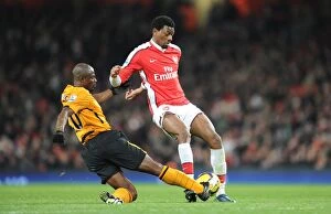 Images Dated 19th December 2009: Abou Diaby (Arsenal) George Boateng (Hull). Arsenal 3: 0 Hull City, Barclays Premier league