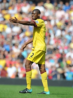 Images Dated 15th August 2010: Abou Diaby (Arsenal). Liverpool 1: 1 Arsenal, Barclays Premier League, Anfield