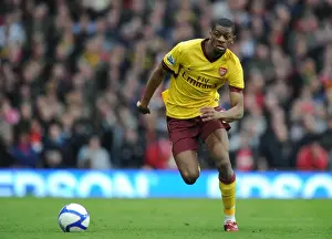 Manchester United V Arsenal FA Cup 2010-11 Prints: Abou Diaby (Arsenal). Manchester United 2: 0 Arsenal, FA Cup Sixth Round