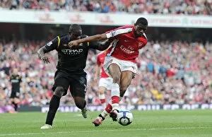 Abou Diaby (Arsenal) Micah Richards (Man City). Arsenal 0: 0 Manchester City