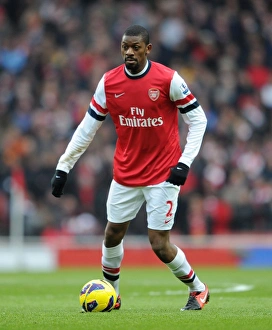 Arsenal V Aston Villa - 2012-13 Prints: Abou Diaby: Arsenal Midfielder in Action Against Aston Villa, Premier League 2012-13